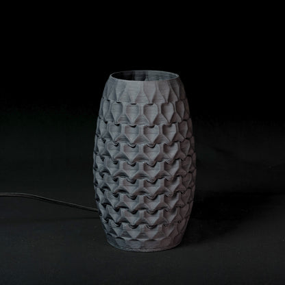 Fracta lamp in black porcelain, Medium — Código Materia