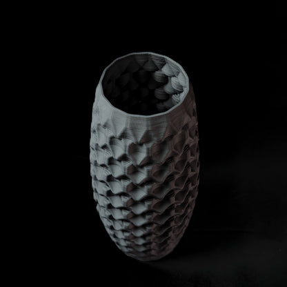 Fracta lamp in black porcelain, Small — Código Materia
