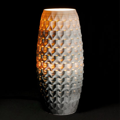 Fracta lamp in gradient porcelain, Large — Código Materia