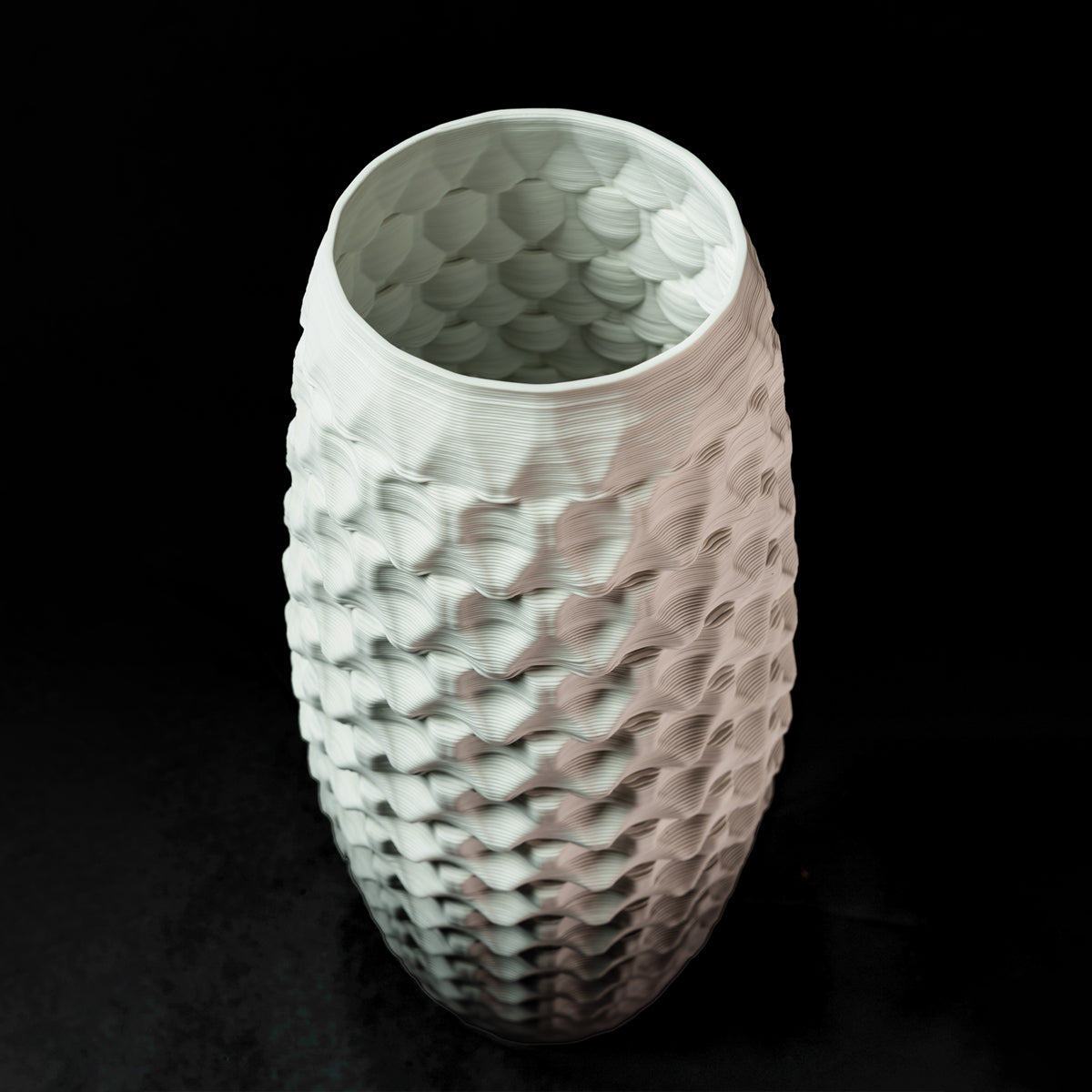 Fracta lamp in gradient porcelain, Large — Código Materia