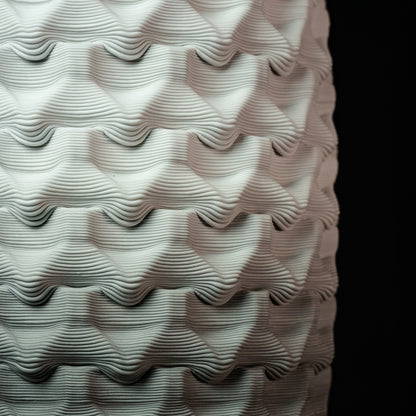 Fracta lamp in gradient porcelain, Large — Código Materia