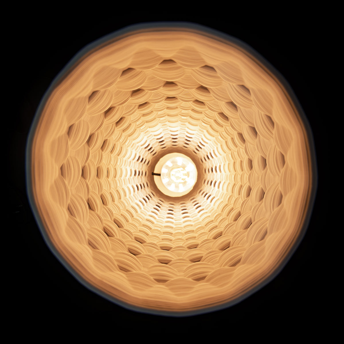 Fracta lamp in gradient porcelain, — Código Materia