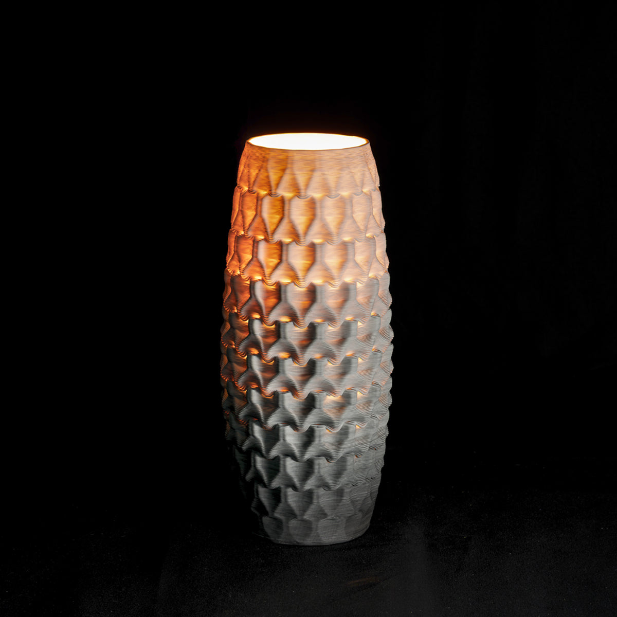 Fracta lamp in gradient porcelain, Small — Código Materia