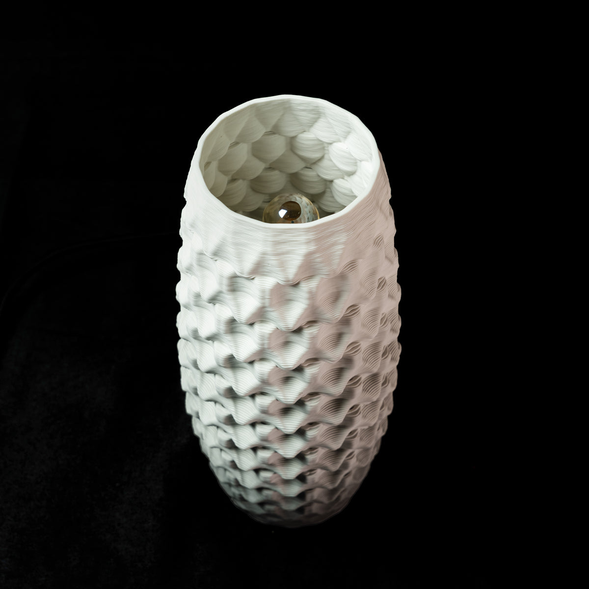 Fracta lamp in gradient porcelain, Small — Código Materia