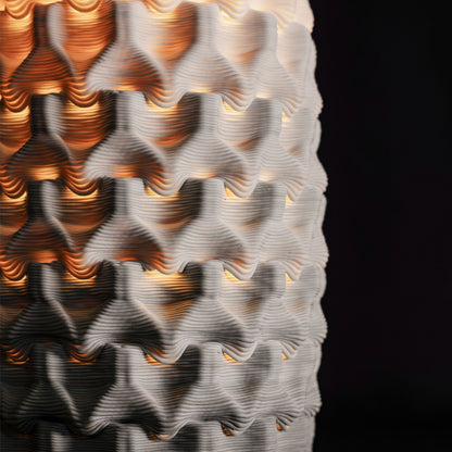 Fracta lamp in gradient porcelain, Small — Código Materia