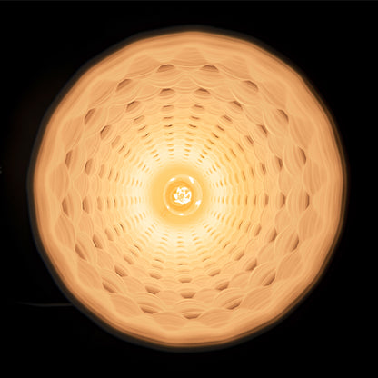 Fracta lamp in white porcelain, Large — Código Materia