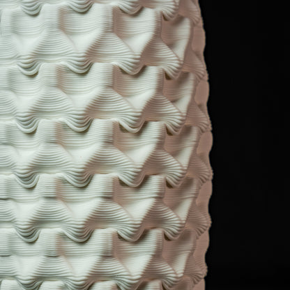 Fracta lamp in white porcelain, Small — Código Materia